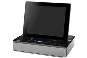 Panasonic SC-NP10EG-K Tablet-Dock 2.1 Bluetooth Lautsprecher als Schnäppchen im Sonderangebot